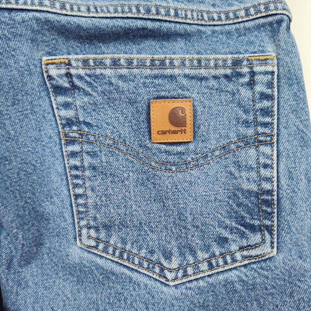🔥🔥🔥VGC - Carhartt men's jeans, 38 x 30, straight leg, medium wash denim🔥🔥🔥 - Picture 3 of 8